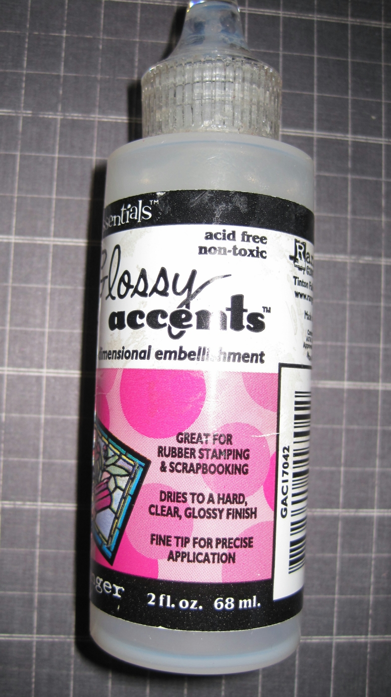 Ranger Inkssentials Glossy Accents Clear 3-Dimensional Gloss